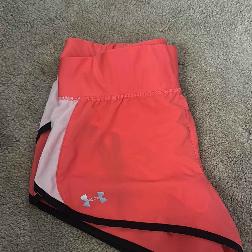 Under Armour Pink Athletic Shorts Lightweight Performance